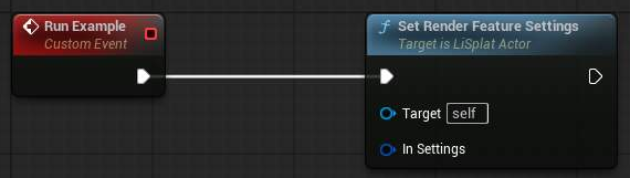 Set Render Feature Settings 蓝图示例