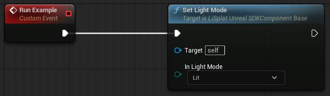 Set Light Mode 蓝图示例